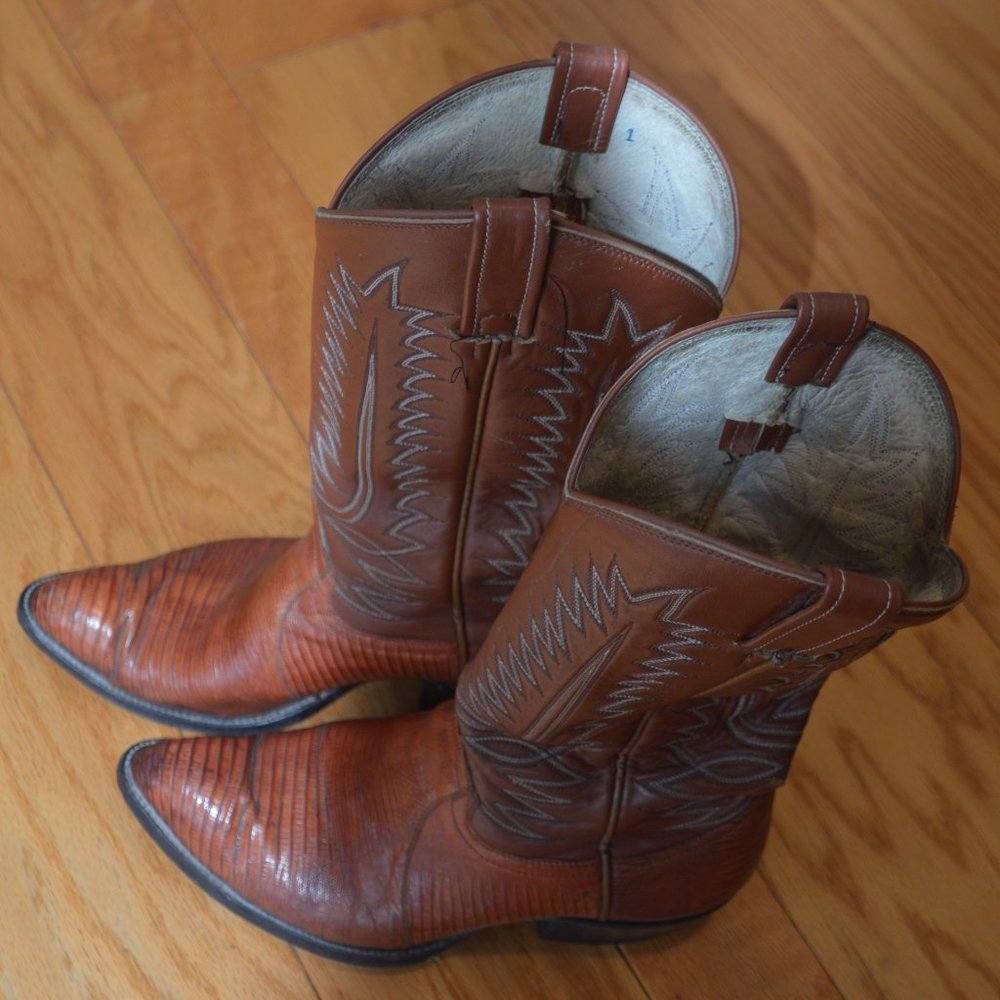 Tony Lama Alligator Boots Size 8.5 D